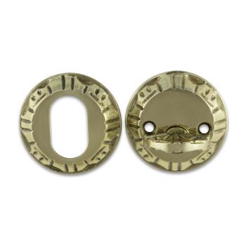 Oppresset cylinder/vrider besætning - CC 30 mm - Poleret messing