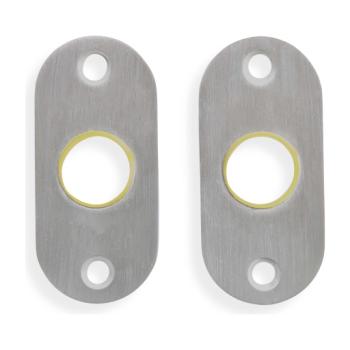 Smalprofil besætning til dørgrebsroset - CC 49 mm - Børstet