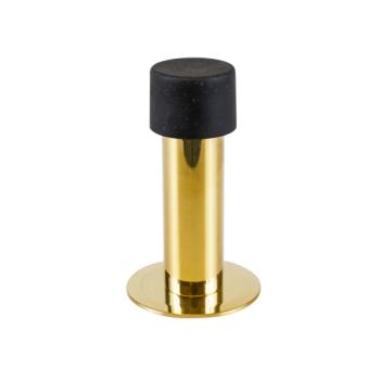 Dørstopper til gulv/væg - 75 mm - PVD messing