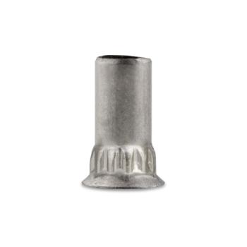 Bøsning til knækskrue - M5x12 mm - Børstet