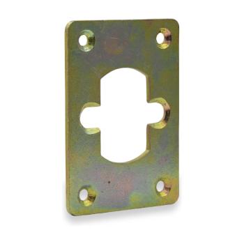 Bagplade til møbellås - 70x50 mm - Matforniklet