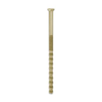 Knækskrue - M5x130 mm - Poleret messing