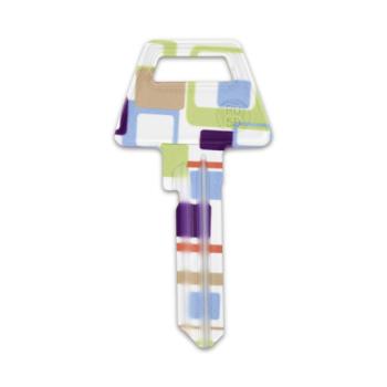 Nøgleemne - 6-stift - Abstract-motiv