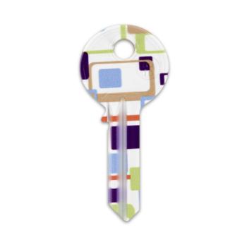 Nøgleemne - 5-stift - Abstract-motiv