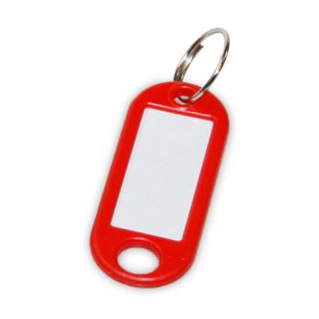Nøglevedhæng - 50x20 mm - Rød