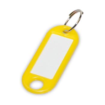 Nøglevedhæng - 50x20 mm - Gul