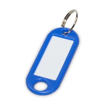 Nøglevedhæng - 50x20 mm - Blå