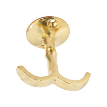 Ankerkrog - 57x9 mm - Poleret messing