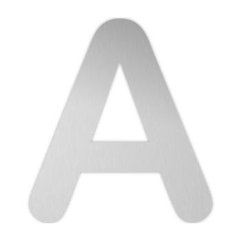 Husbogstav A  - 78 mm - Børstet